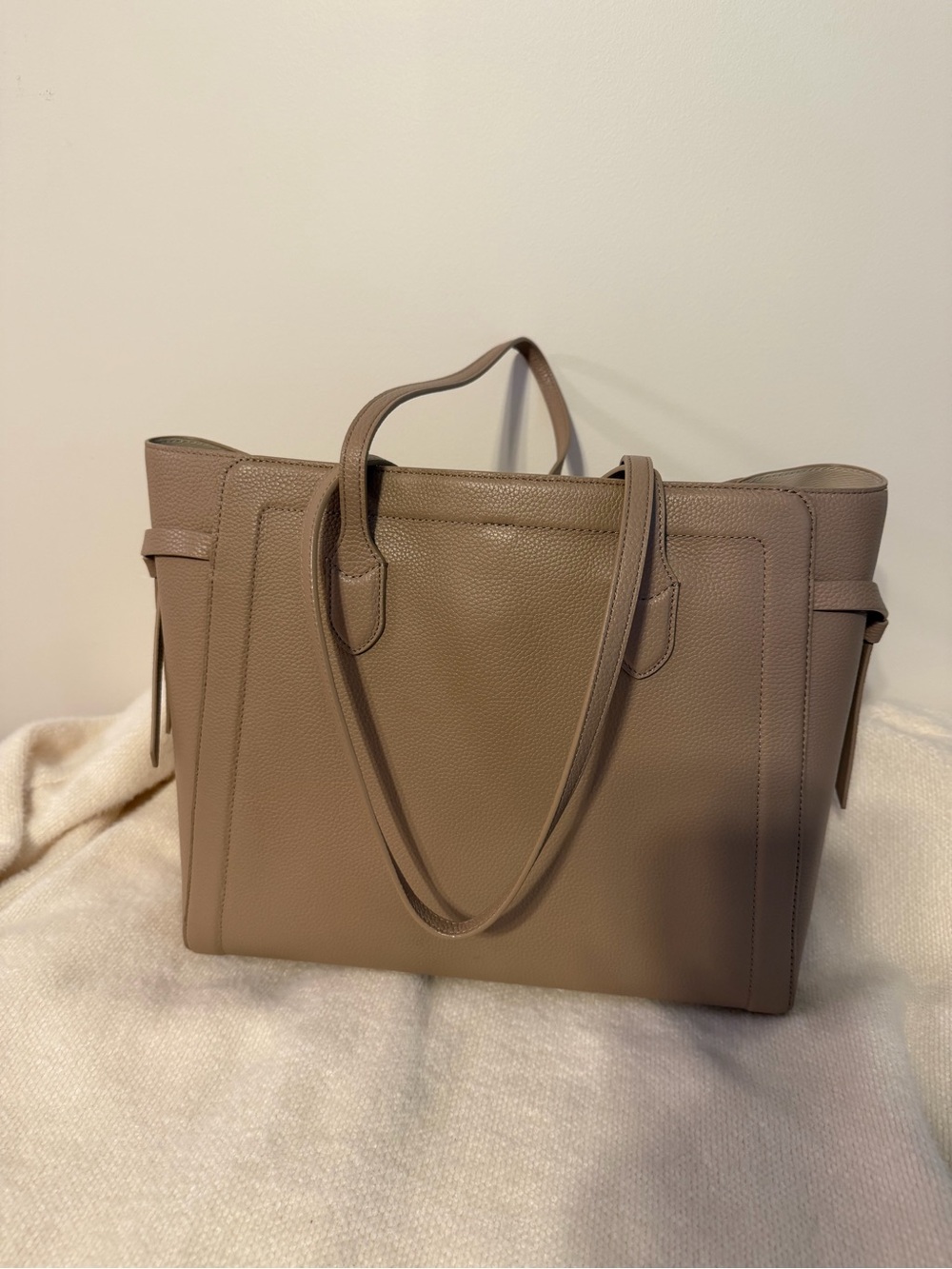 kate spade pebble leather tote - taupe - Picture 3 of 10
